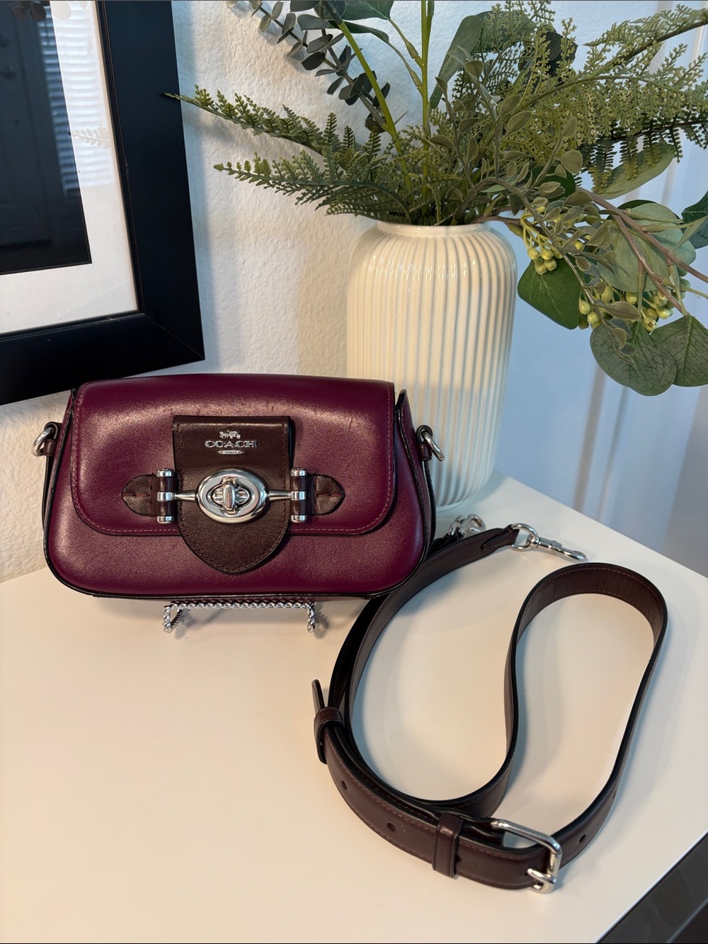 Coach Brie Leather Crossbody Bag - Picture 3 of 14